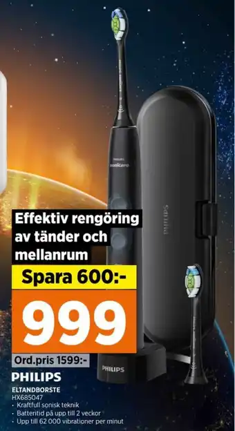 Power Philips eltandborste erbjuda