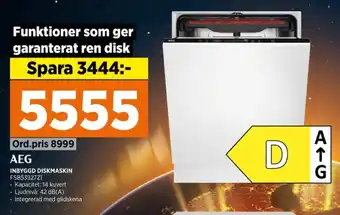 Power Aeg diskmaskin erbjuda