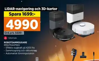 Power Roborock robotdammsugare erbjuda