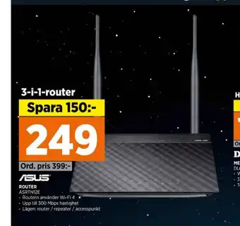 Power Asus router erbjuda