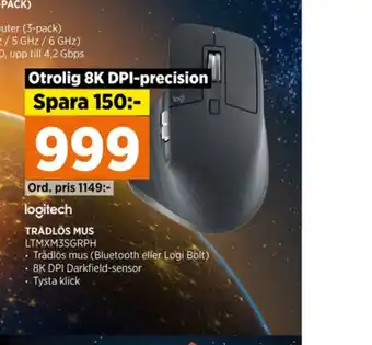 Logitech mus