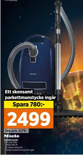 Power Miele dammsugare erbjuda