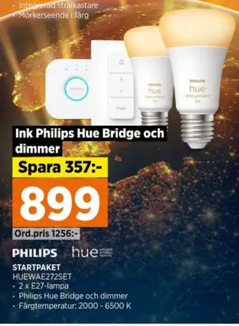 Power Philips hue startpaket erbjuda
