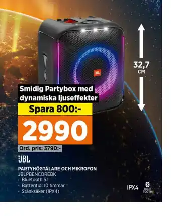 Power Jbl högtalare erbjuda