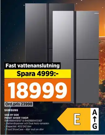 Power Samsung kyl- & frysskåp erbjuda