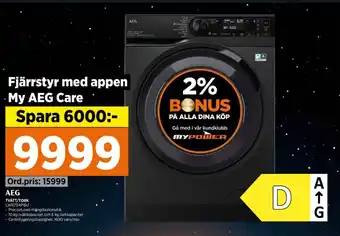 Power Aeg tvättmaskin/torktumlare erbjuda