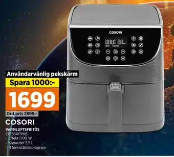 Power Cosori airfryer erbjuda