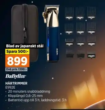 Babyliss hårtrimmer