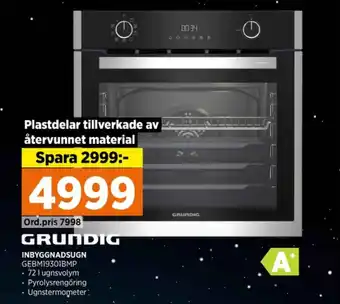 Power Grundig ugn erbjuda