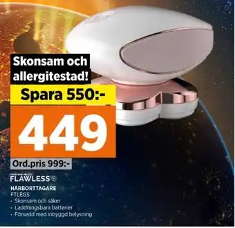 Power Flawless finish touch hårborttagning erbjuda