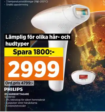 Philips hårborttagning