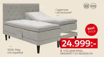 XXXLutz Ställbar säng skaravik erbjuda
