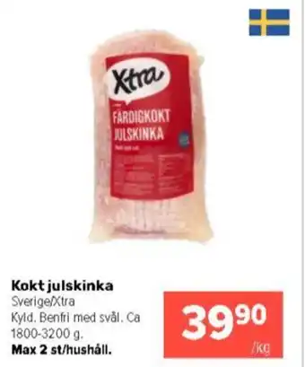 Coop Extra Kokt julskinka erbjuda