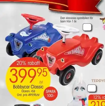 EKO Bobbycar Classic Ocean, röd erbjuda