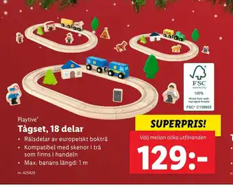 Lidl Tågset, 18 delar erbjuda