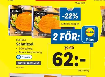 Lidl Schnitzel erbjuda