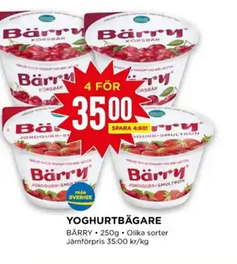 Willys YOGHURTBÄGARE BÄRRY erbjuda