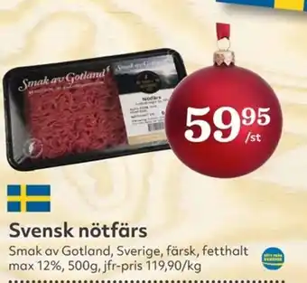 Hemköp Svensk nötfärs erbjuda