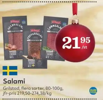 Hemköp Salami Grilstad erbjuda