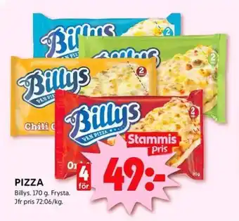 ICA Kvantum PIZZA Billys erbjuda