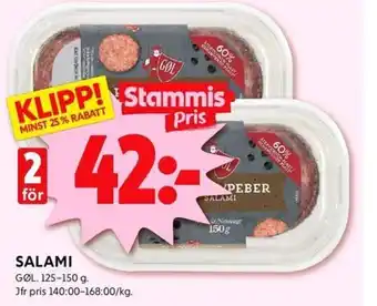 ICA Kvantum SALAMI erbjuda
