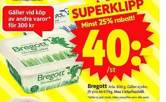 ICA Supermarket Bregott erbjuda