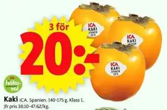 ICA Supermarket Kaki erbjuda