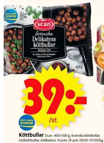 ICA Supermarket Köttbullar erbjuda