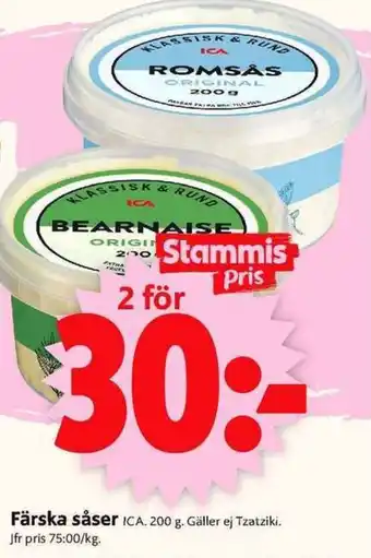 ICA Supermarket Färska såser erbjuda