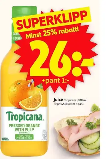 ICA Supermarket Juice erbjuda