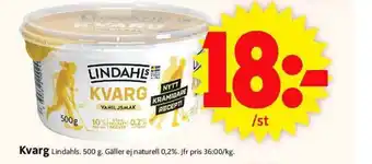 ICA Supermarket Kvarg erbjuda