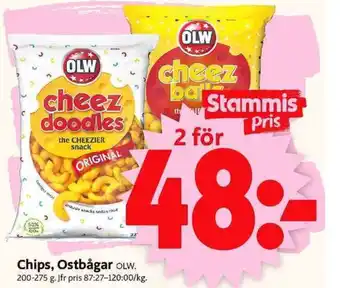 ICA Supermarket Chips, Ostbågar erbjuda