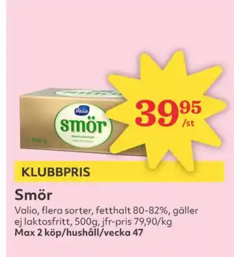 Hemköp Valio smör erbjuda