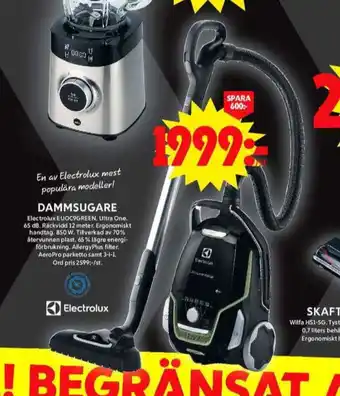 ICA Maxi Electrolux dammsugare erbjuda