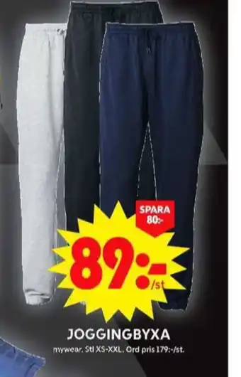 ICA Maxi Mywear joggingbyxor erbjuda