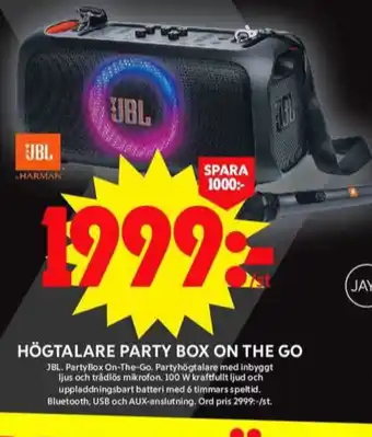 ICA Maxi Jbl högtalare erbjuda