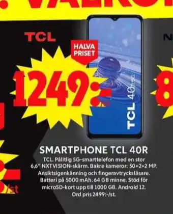Tcl 40r mobiltelefon