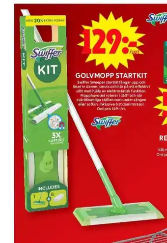 ICA Maxi Swiffer mopp erbjuda