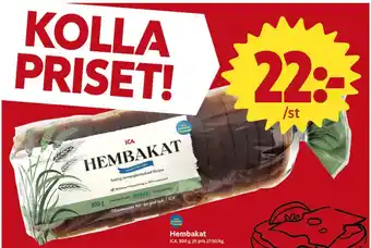 ICA Nära Hembakat bröd erbjuda
