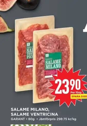 Willys Hemma Garant salami erbjuda