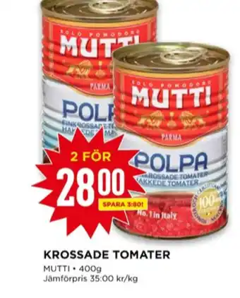 Willys Mutti tomater erbjuda