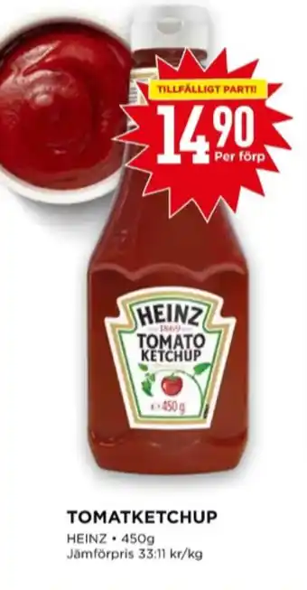 Willys Heinz ketchup erbjuda