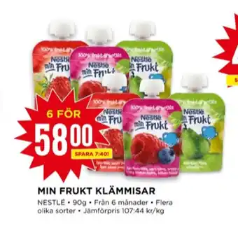 Willys Nestlé barnmat erbjuda