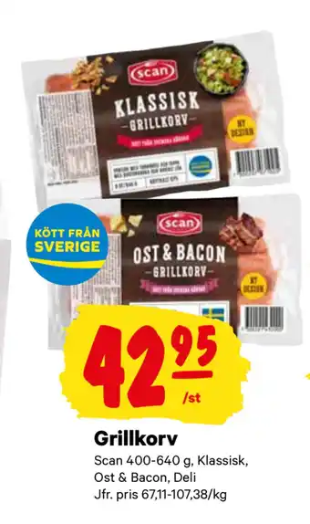 City Gross Grillkorv erbjuda