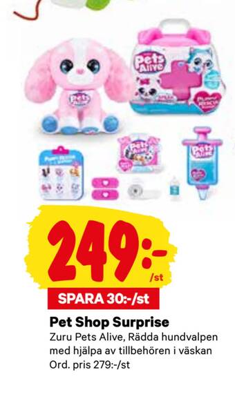 City Gross Pet shop surprise erbjuda