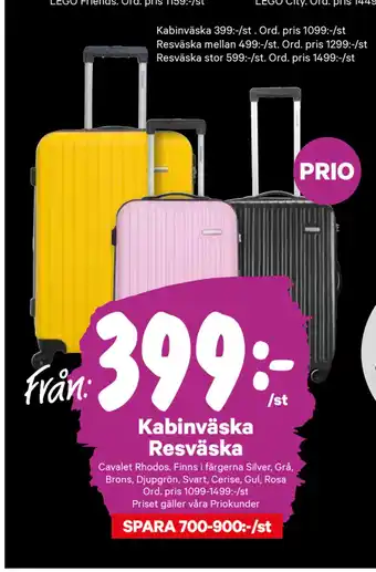 City Gross Kabinväska resväska erbjuda