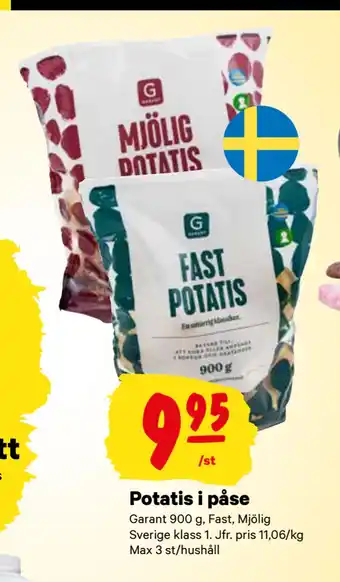 Potatis i påse