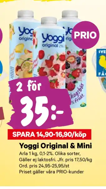 City Gross Yoggi original & mini erbjuda