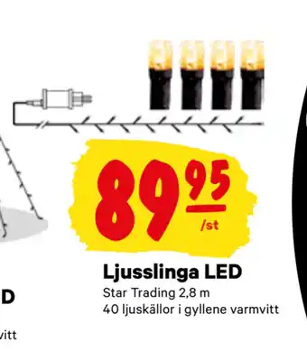 City Gross Ljusslinga led erbjuda