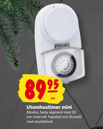 City Gross Utomhustimer mini erbjuda